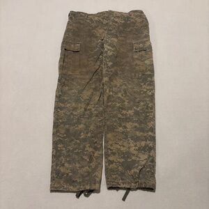 Army Style Cargo Pants Size Large 38x32 Brown Utility Outdoor Pockets Adjustable